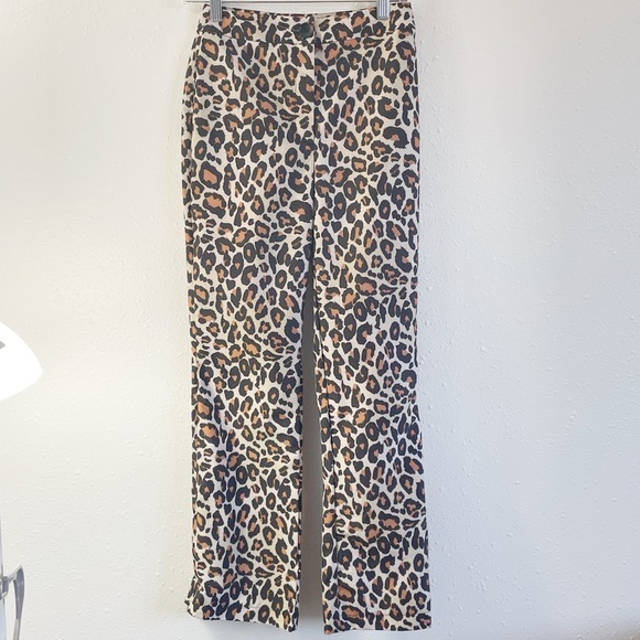 ASOS leopard‎ print pants 00 - Picture 1 of 8